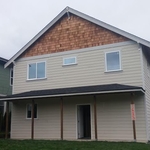 siding and cedar shake