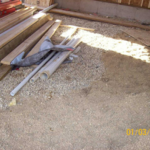 Mixed Stone Types Under Floor