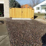 12 ft gate and fence
