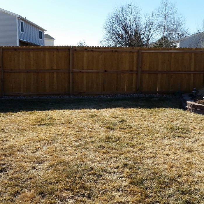 6 ft wood fence