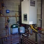 Triangle Tube hydronic boiler with Tekmar control
