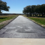 Asphalt driveway