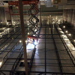 Welding the joists