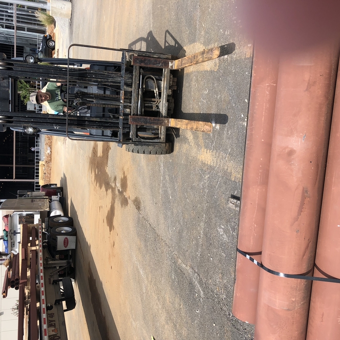 Moving steel off the truck