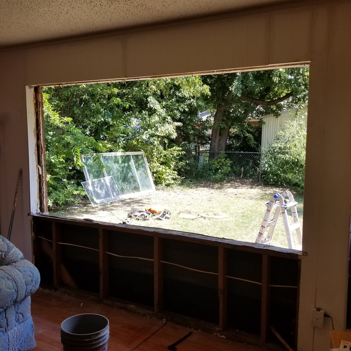 Patio door rebuild