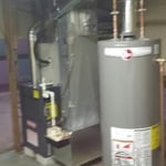 Furnace & water tank