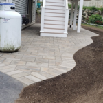 Patio sod isntall