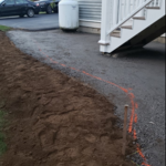 Patio sod isntall