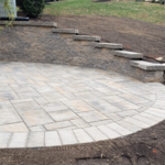 Patio sod isntall