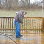 Deck cleaning