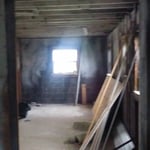 you are looking at bath and bedroom area