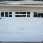 New garage door.