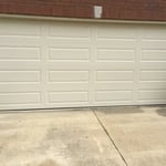 New garage door.