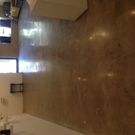 Polished art gallery floor