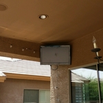 Wall mounted TV