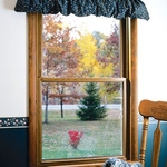 Wood grained Double Hung