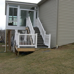 Patio Enclosure with steps