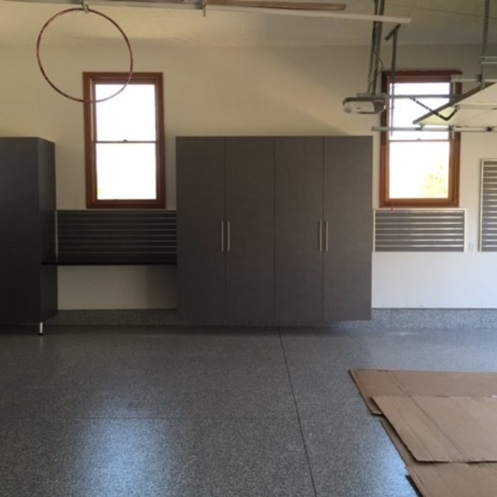 flooring and cabinets