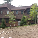 Planted 12' spruce ball and burlap