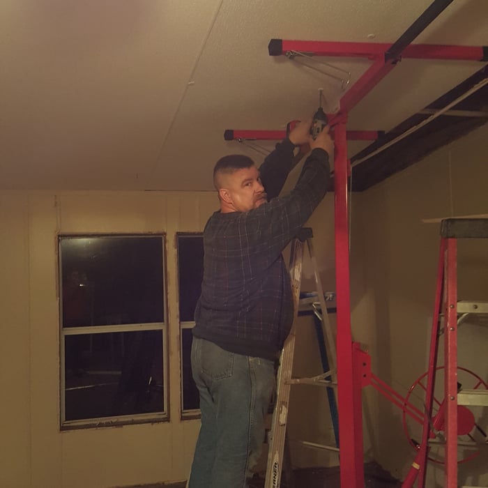 Ceiling panel replacement