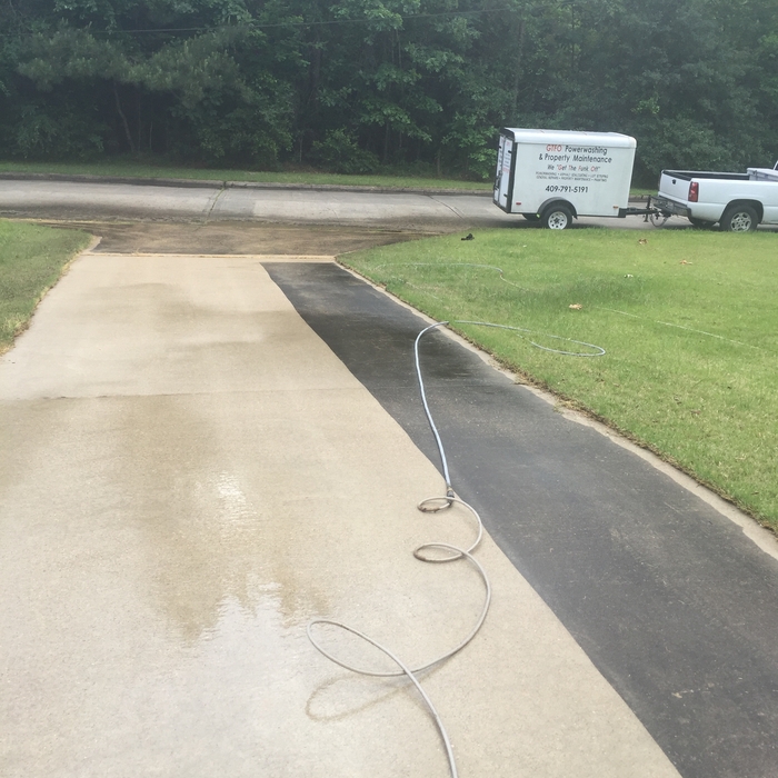 Driveway cleaning