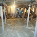 Pouring the New Slab