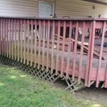 Deck to be removed