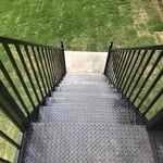 Metal Staircase with Railing