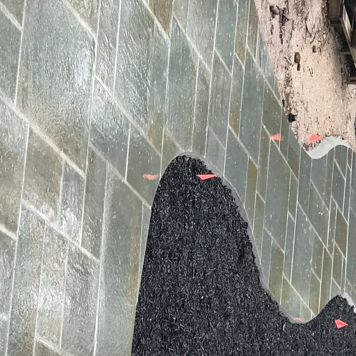 Paving stone walkway