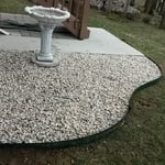 Rock bed install