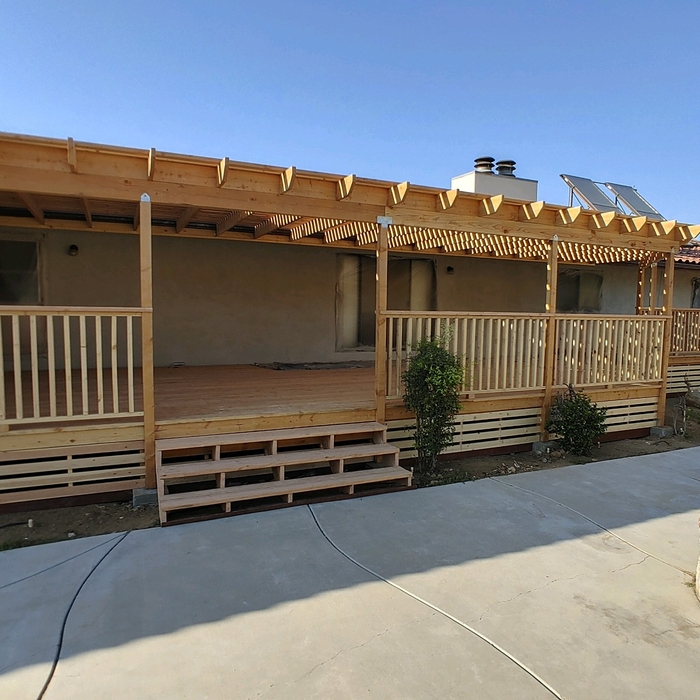 Deck with Pergola