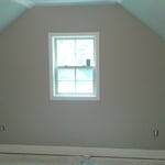 New Paint and Windows for a Bedroom with Vaulted Ceiling