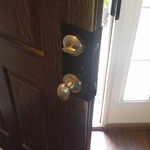 FortKnoxx Lockdown 10" Black Door