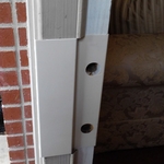 FortKnoxx Lockdown 10" White Door Jamb