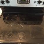 Glass stove top