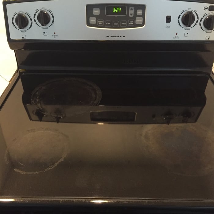 Glass stove top