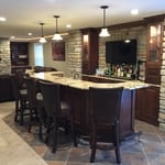 Basement Custom Bar Ballwin MO