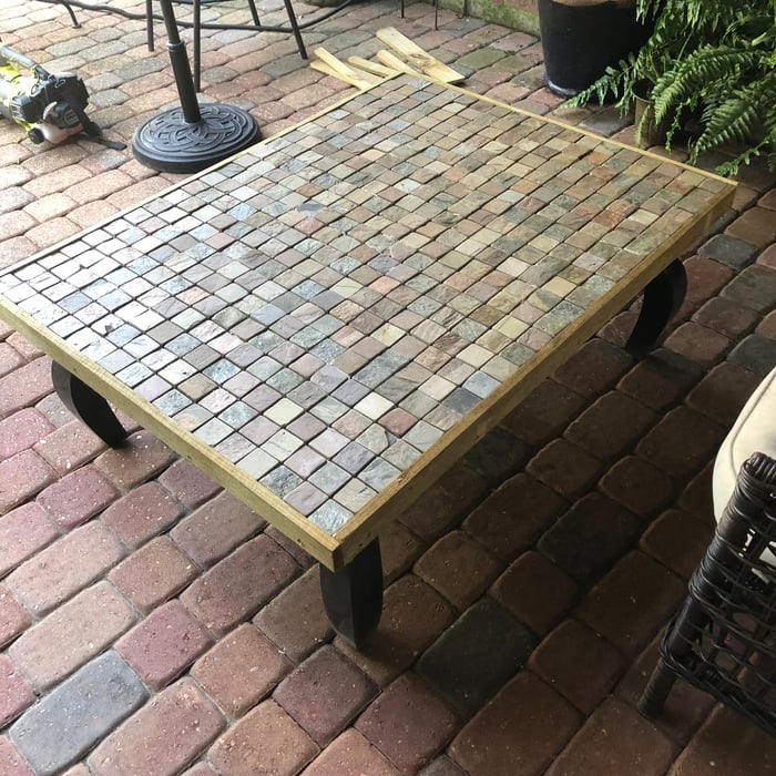 Patio coffee table