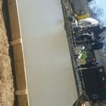 garage floor using morrison truss screed