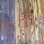 Before and after, half and half