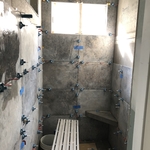 Tile installation