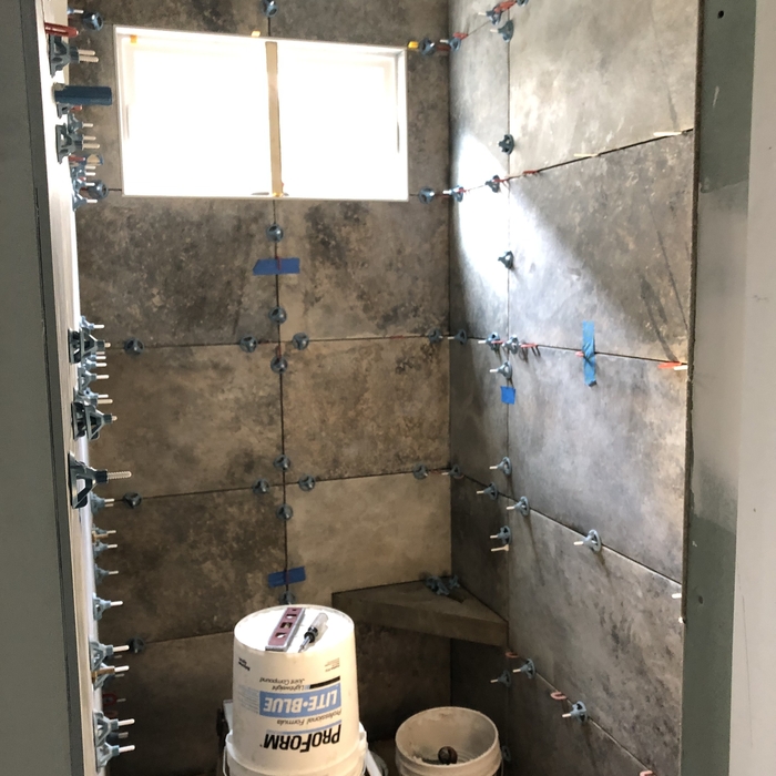 Tile installation