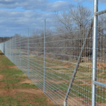 Exterior chain link fencing