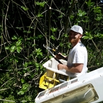 Owner getting his hands dirty
