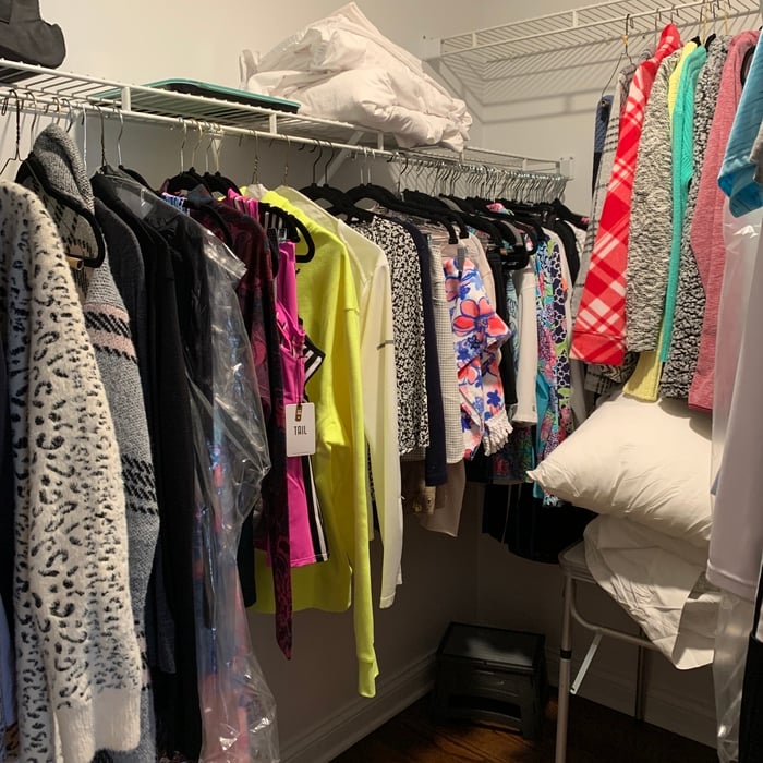 Custom Closet Wall 2 / Before