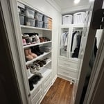 Custom Closet Entry View / After