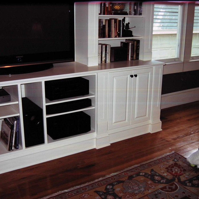 Entertainment Center Close up