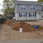 STARTING EXCAVATION NEW SEWER MAIN