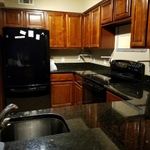 Kitchen Cabinets before New Glaze