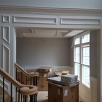 Paneling Design around entrance to living room